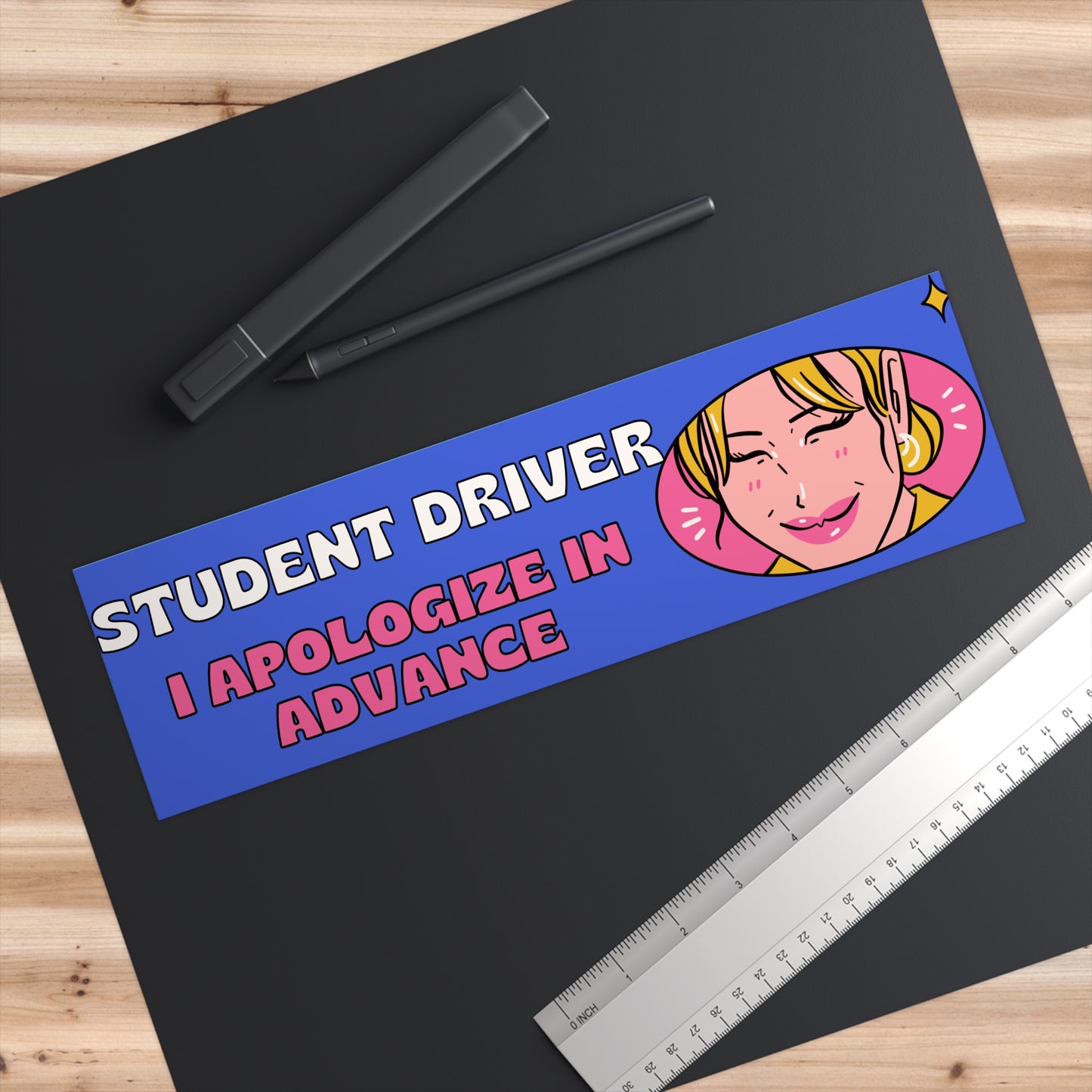 Student Driver Pink