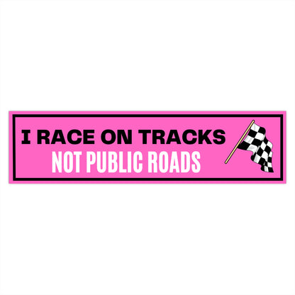 Track Racer - Flag Pink