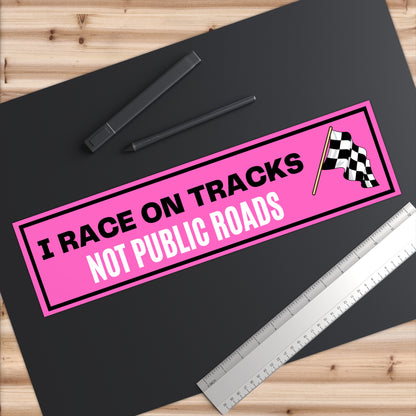 Track Racer - Flag Pink