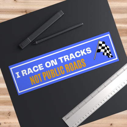 Track Racer - Flag Blu/Wht