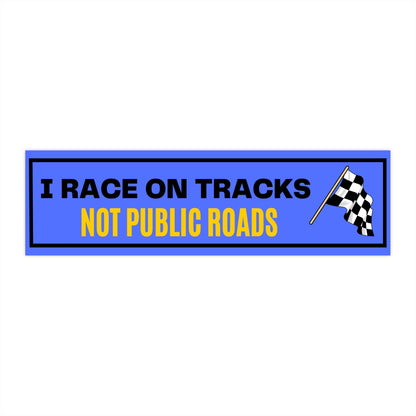 Track Racer - Flag Blu/Blk