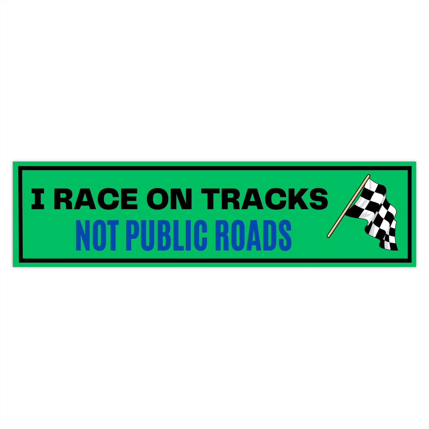 Track Racer - Flag Green