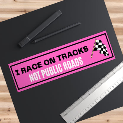 Track Racer - Flag Pink