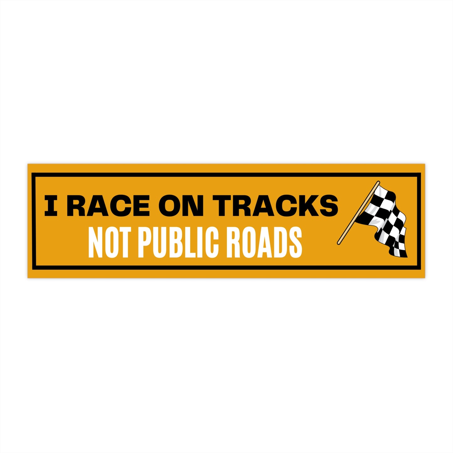 Track Racer - Flag Gold