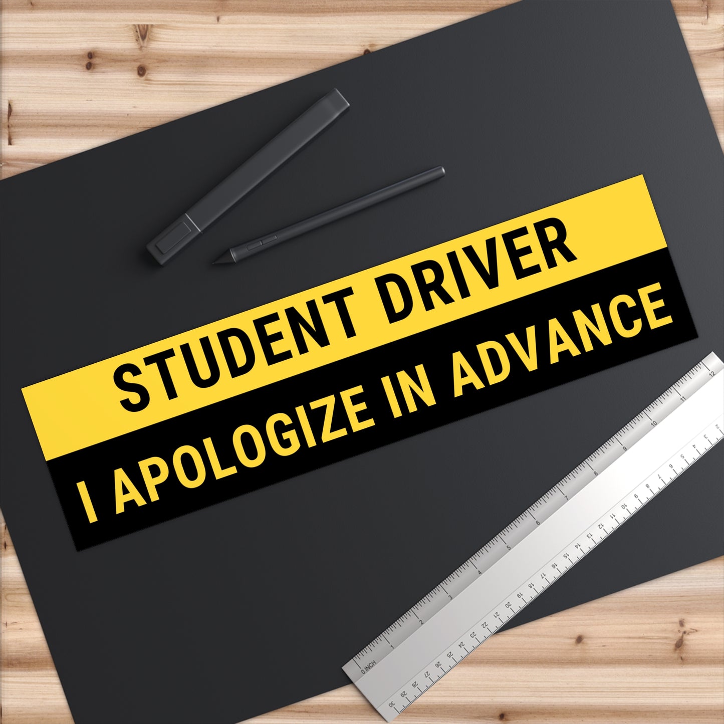 Student Driver Yellow Top