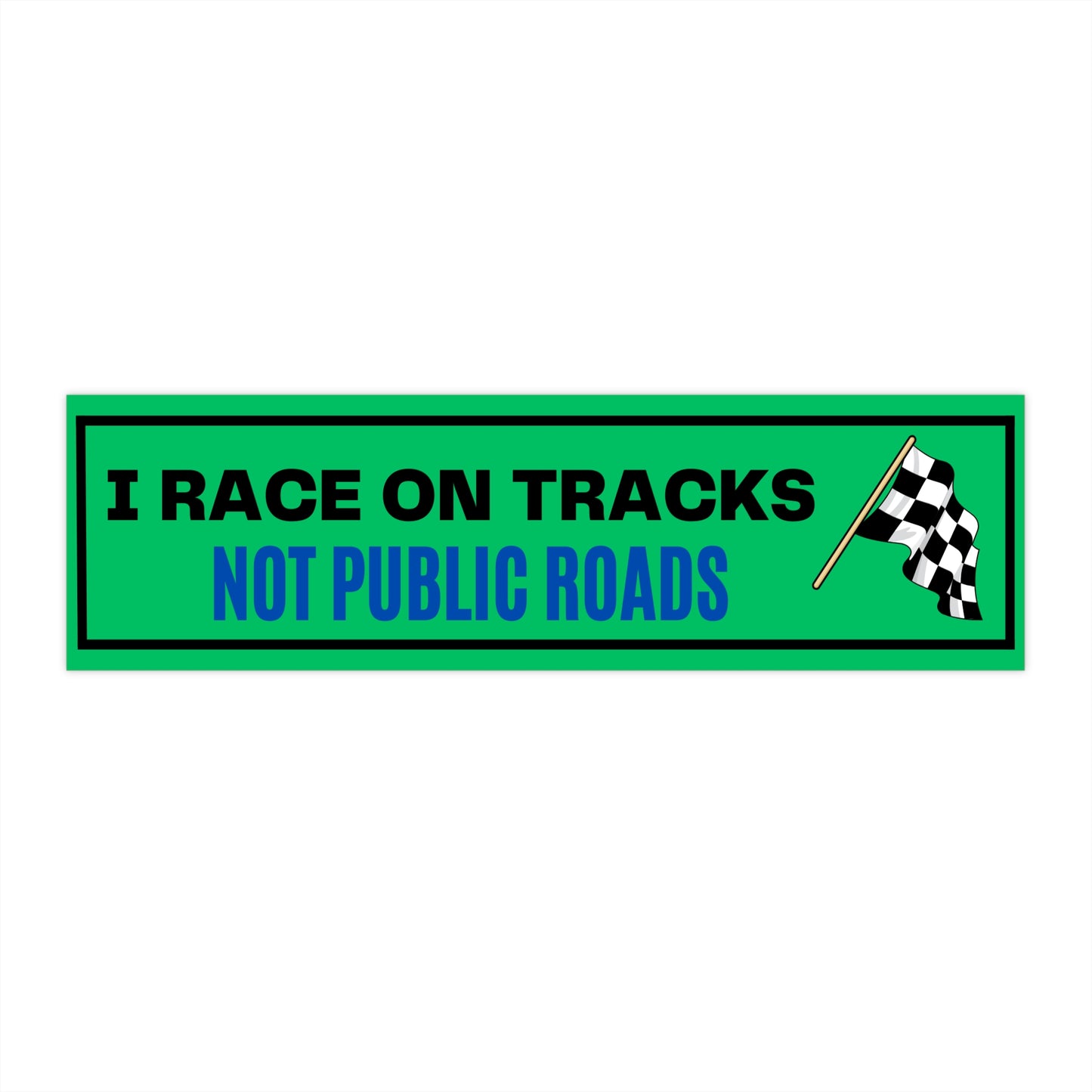 Track Racer - Flag Green