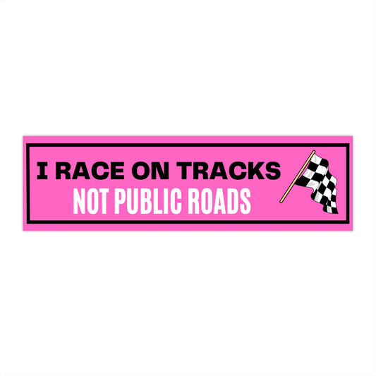 Track Racer - Flag Pink